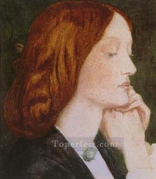 Elizabeth Siddal3 Hermandad Prerrafaelita Dante Gabriel Rossetti Pinturas al óleo